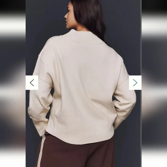 Maeve By Anthropologie Logan Turtleneck Sweater Western Equestrian Horse - Picture 7 of 13